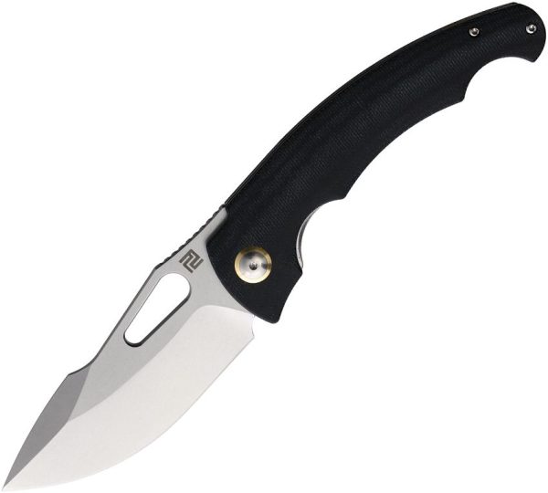 Artisan Xcellerator Linerlock Black Micarta Folding Knife