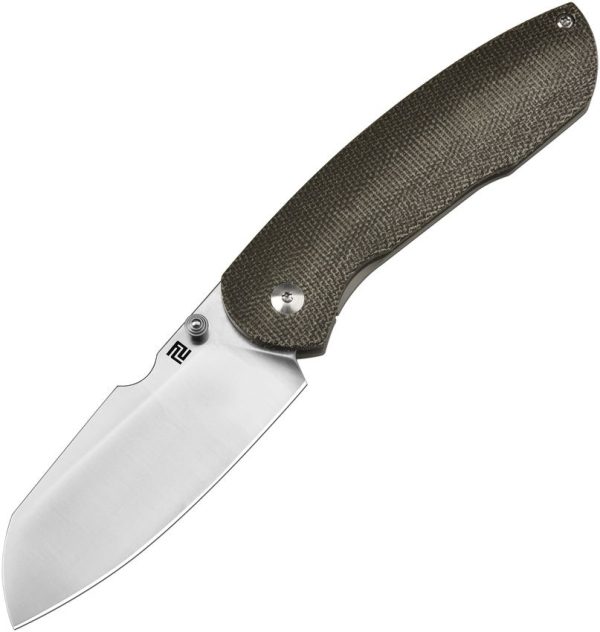 Artisan Prime Framelock S90V OD Green Folding Knife