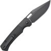 Artisan Revel Button Lock Black FRN Folding Knife 3.5" Blade