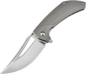 Artisan Banjaara Framelock S90V Ti Gray Folding Knife