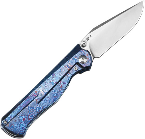 ATZ1869TDB_add_01.jpg Artisan Caruso Titanium Damascus Folding Knife S90V Blade