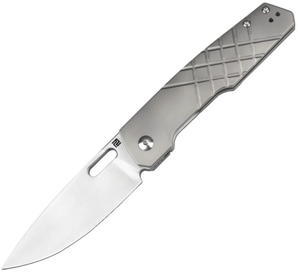 Artisan Gambit Bishop Framelock Folding Knife S90V Ti Gray