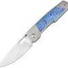 Artisan Gambit Queen Framelock Ti S90V Folding Knife Gray