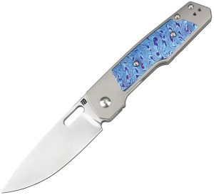 Artisan Gambit Queen Framelock Ti S90V Folding Knife Gray