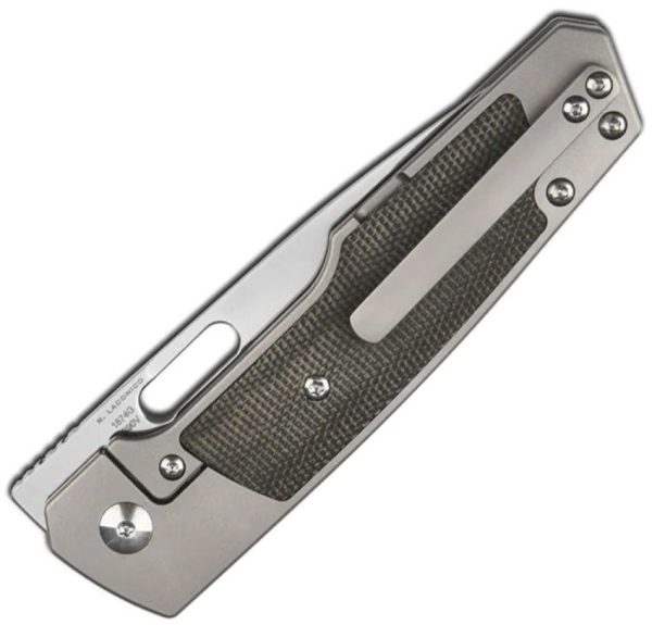 Artisan Gambit Rook Framelock S90V Steel Folding Knife Gray