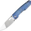 Artisan Gambit King Framelock Folding Knife S90V Timascus Ti
