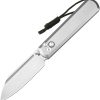 Artisan Holm Button Lock Ti S90V Stonewash Folding Knife Gray