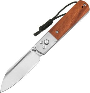 Artisan Holm Button Lock Rosewood Folding Knife AR-RPM9