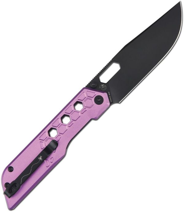 ATZ1878PBVT_add_01.jpg Artisan Beest Linerlock Purple Aluminum Folding Knife