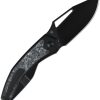 Artisan Fragarach Framelock S90V Black Folding Knife Carbon Fiber