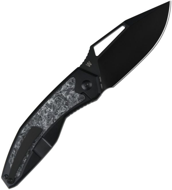 Artisan Fragarach Framelock S90V Black Folding Knife Carbon Fiber