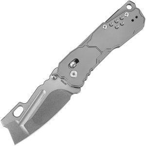 Artisan Butcherling Crossbar Lock Folding Knife S35VN Gray Titanium