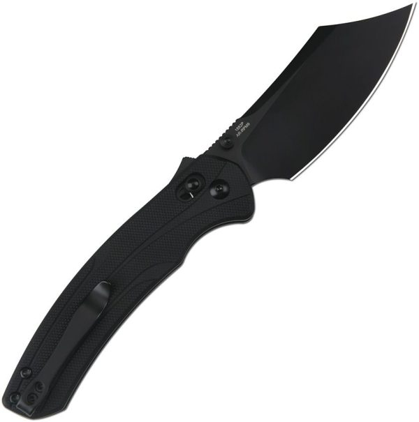 Artisan Simoon Recoil Lock V2 Black Folding Knife AR-RPM9