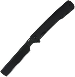 Artisan Orthodox Linerlock Black Folding Knife AR-RPM9 Steel