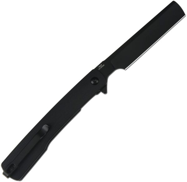 Artisan Orthodox Linerlock Black Folding Knife AR-RPM9 Steel