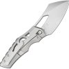 Artisan Tortoise Framelock Titanium S35VN Folding Knife Gray