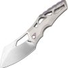 Artisan Tortoise Framelock S35VN Titanium Folding Knife Purple