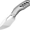 Artisan Dark Wing S35VN Titanium Folding Knife Gray