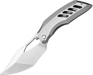 Artisan Dark Wing S35VN Titanium Folding Knife Gray
