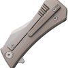 Auxiliary Manufacturing Pocket Bowie Framelock Titanium