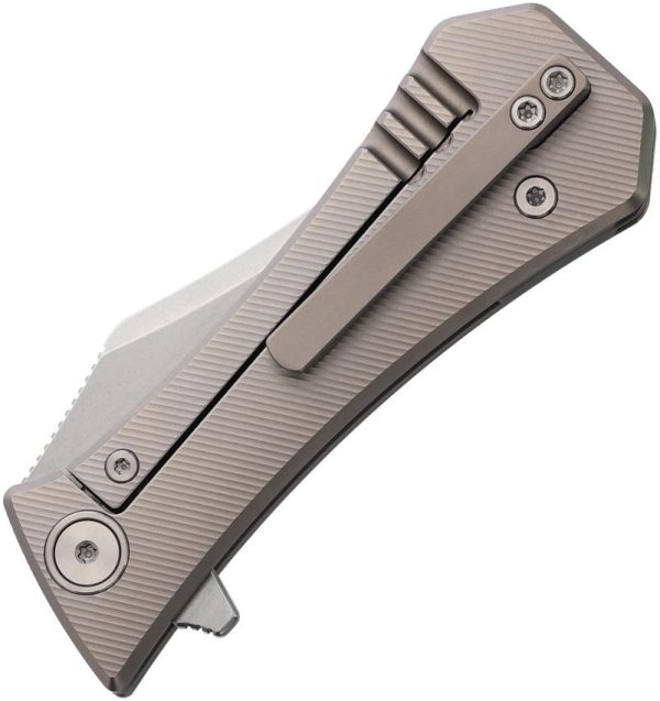 Auxiliary Manufacturing Pocket Bowie Framelock Titanium