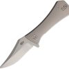 Auxiliary Manufacturing Pocket Bowie Framelock Titanium