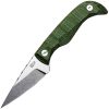 Auxiliary Manufacturing Karl Jr Deadhead Green Micarta