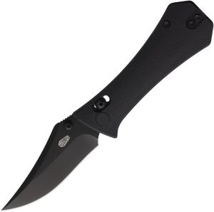 Auxiliary Manufacturing Pocket Bowie Crossbar Lock Folding Knife