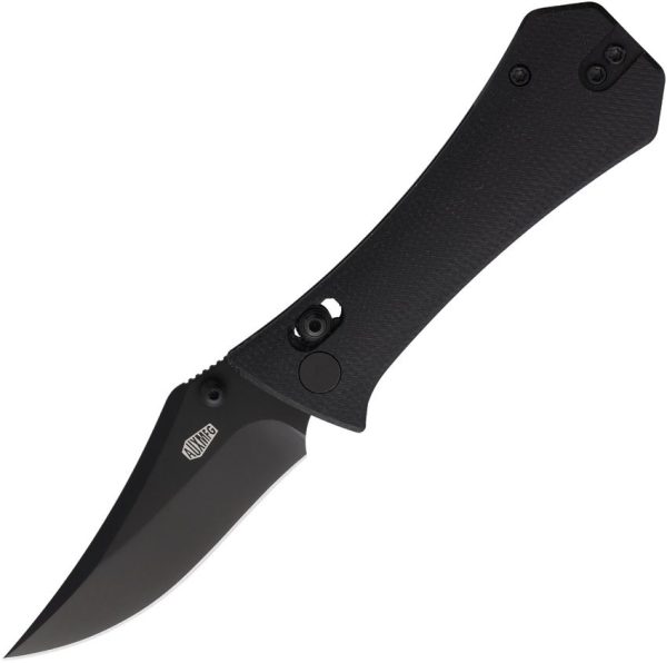 Auxiliary Manufacturing Pocket Bowie Crossbar Lock Folding Knife