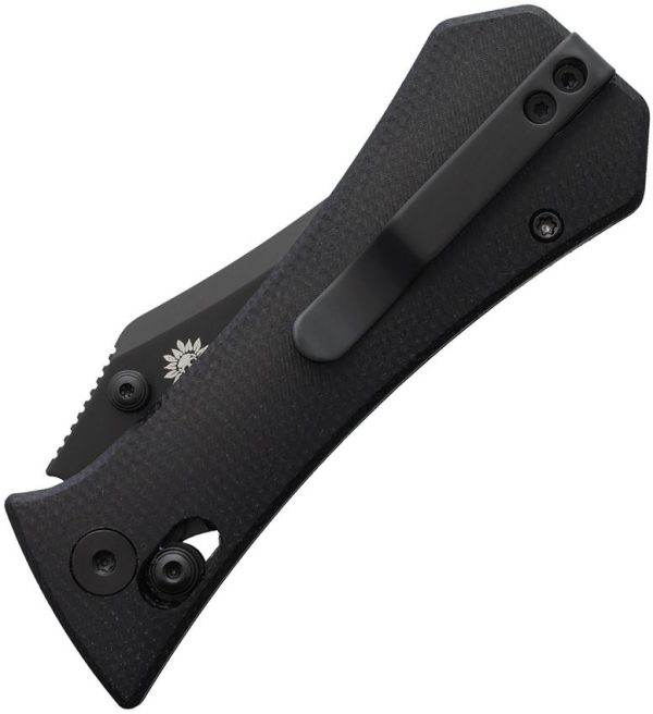 Auxiliary Manufacturing Pocket Bowie Crossbar Lock Folding Knife
