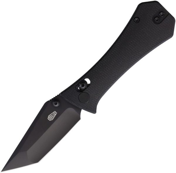 Auxiliary Manufacturing Coffin Tanto Crossbar Lock Folding Knife