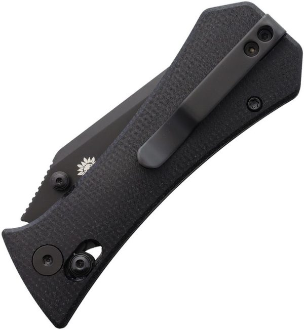 Auxiliary Manufacturing Coffin Tanto Crossbar Lock Folding Knife