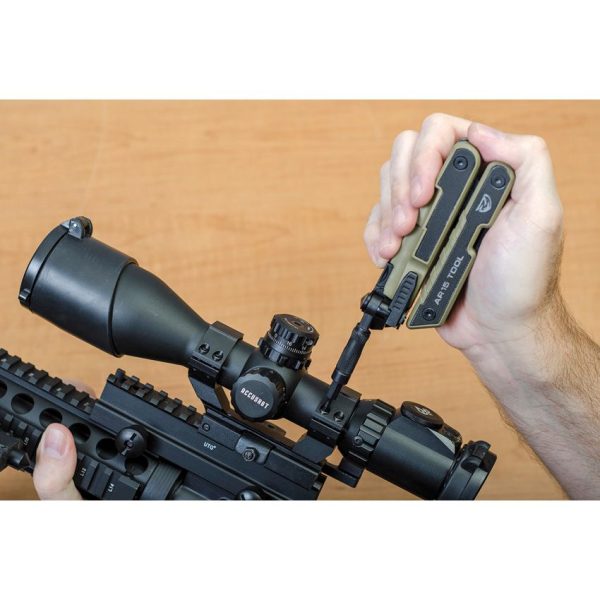 Real Avid AR15 Tool 14-in-1 Multi Tool 440C Serrated Tanto Blade