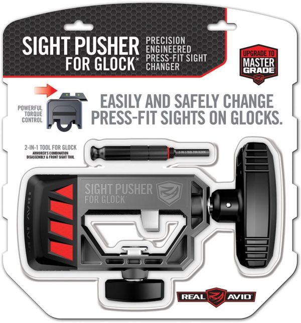 Real Avid Sight Pusher for Glock - Press-Fit Dovetail