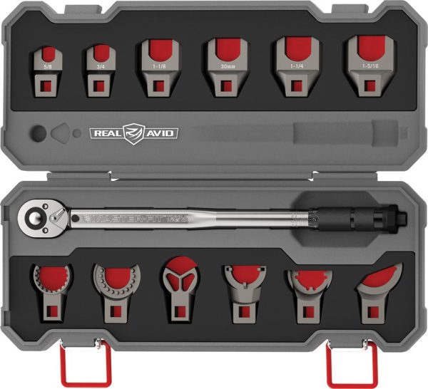Real Avid Master-Fit 13-Piece AR15 Crowfoot Wrench Set Torque