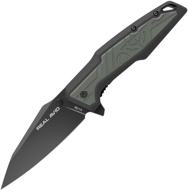 Real Avid RAV 1 Linerlock - Black GRN Folding Knife