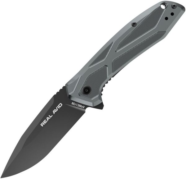 Real Avid RAV 2 Assisted Gray Aluminum Linerlock