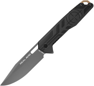 Real Avid RAV 7 Assisted Drop Point - Black G10 Handle