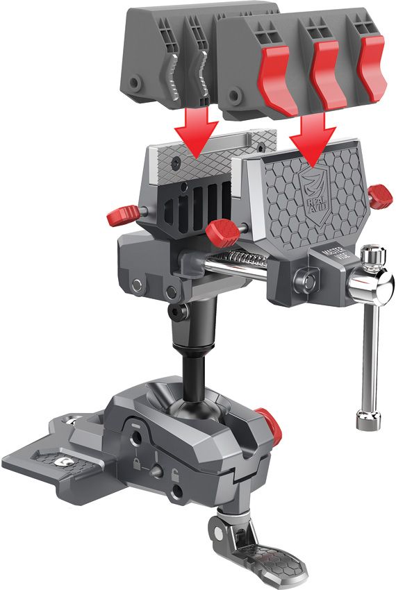 Real Avid SMART-JAWS Tube-Fit Sleeves - Steel Grip