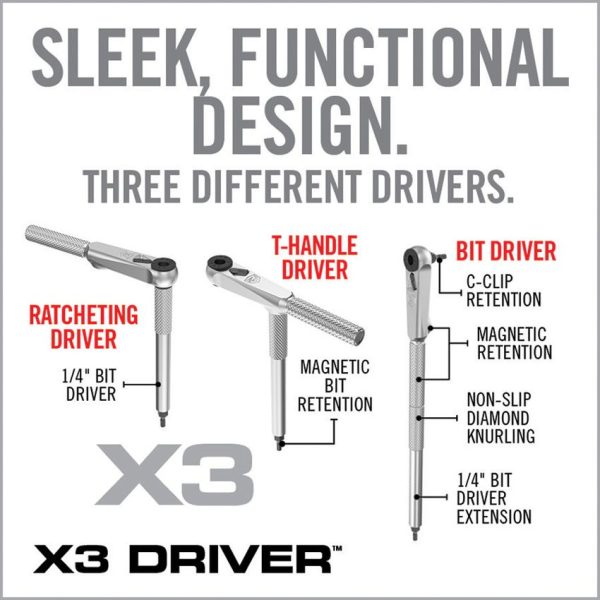 Real Avid X3 Driver 52-Piece Gunsmithing Set