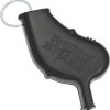 All Weather Safety Whistle Wind Storm Black - 2.625 inches