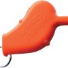 AW6.jpg All Weather Windstorm Safety Whistle Orange - 2.75 inches