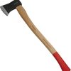 India Made Big Camp Axe 2.25lb 1045 Carbon Steel Wood Handle