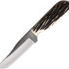 Anza 709R LJ Bone Fixed Blade Knife 4.13" Clip Point USA Made