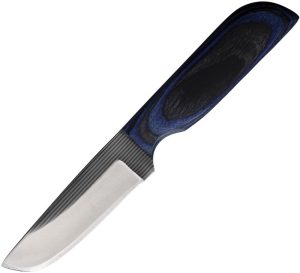 Anza Fixed Blade 3.75in - Blue Black Wood