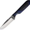 Anza Mini Fixed Blade 2in - Blue Black Wood