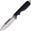 AZSWATBBW.jpg Anza SWAT Fixed Blade Knife 3.88" Blue Black Wood Handle USA