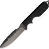 Anza SWAT M Fixed Blade Knife 4.5in Black Micarta Full Tang