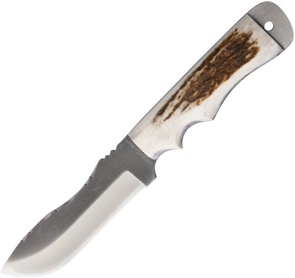 Anza Tracker Fixed Blade 5.5in - Elk Stag