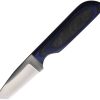 Anza WKR1 Fixed Blade Knife 2.63" Tanto Black Blue Wood USA